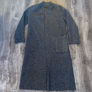 Zara Long Dark Grey Coat